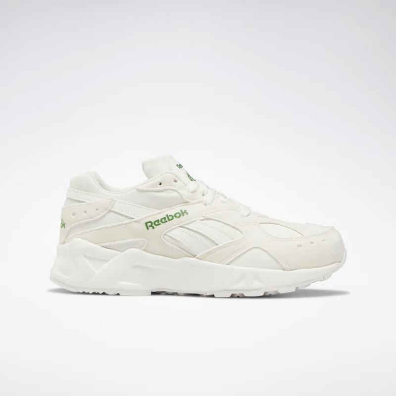 Tenisi Reebok Aztrek Dama Albi/Verzi Romania UW1183PF